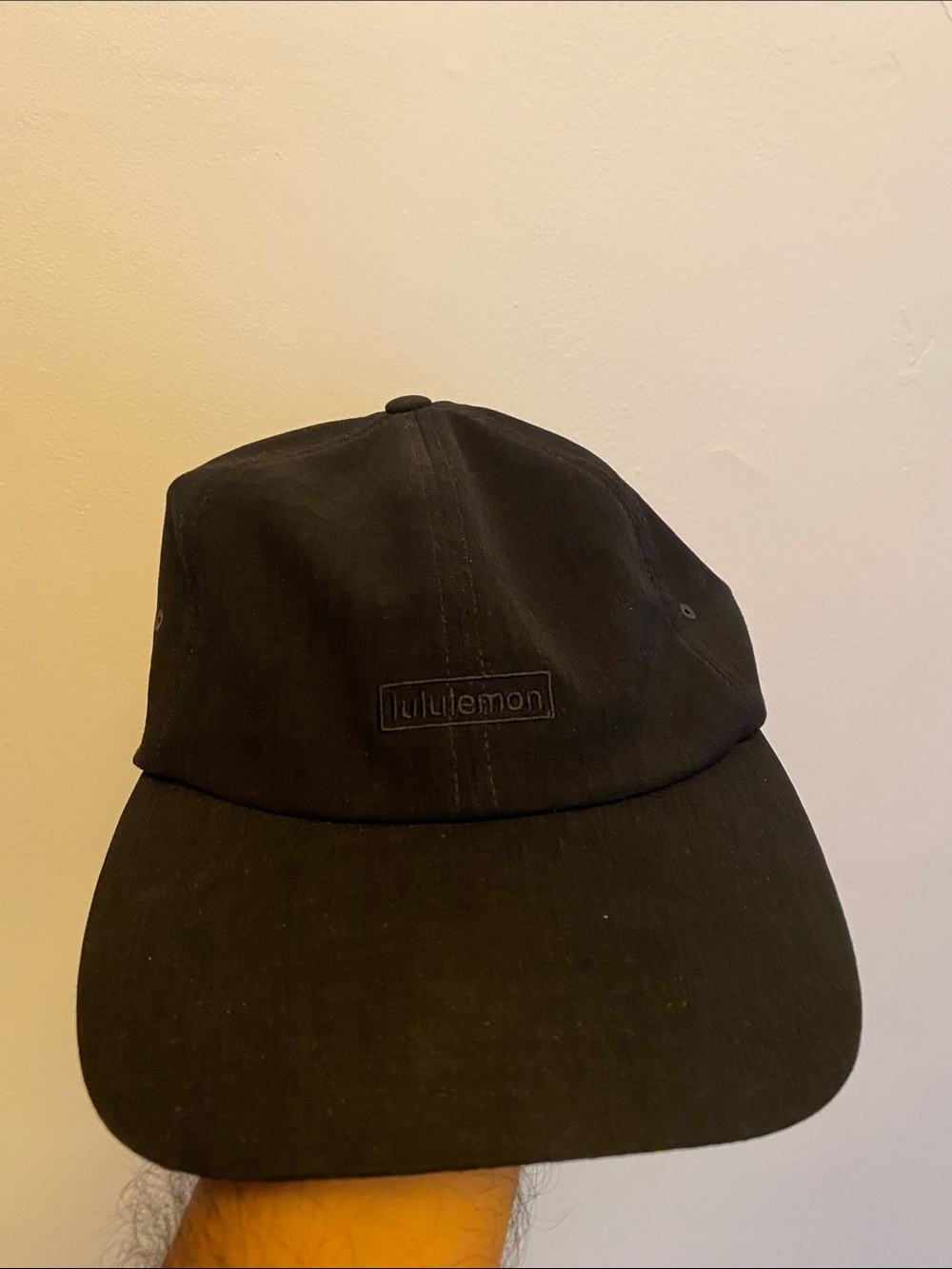 Lululemon Black Running Cap